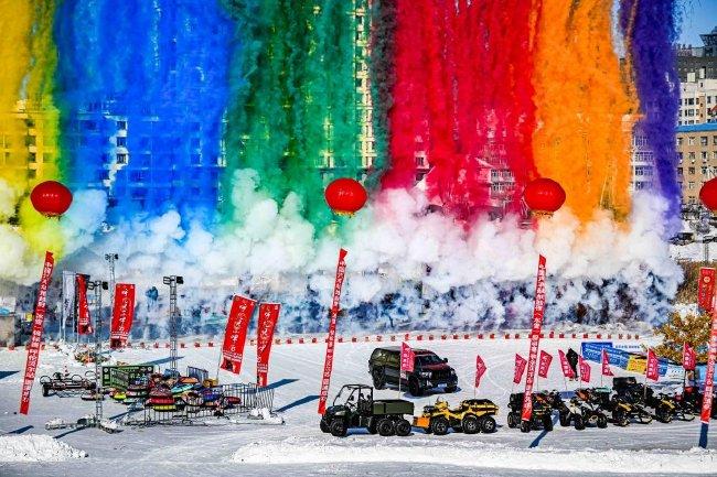 2025中国汽车场地越野冠军赛  呼伦贝尔冰雪赛揭幕
