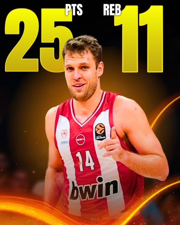 NBA之外最好的国际球员！ 韦津科夫23分钟砍下25分11板 率队大胜