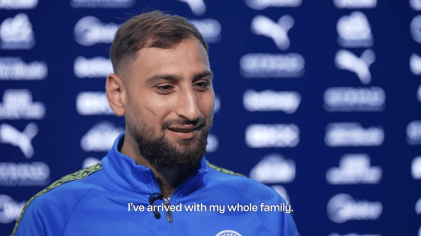 多纳鲁马: 一直关注曼城的动态, 得瓜帅垂青已是莫大荣誉